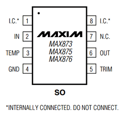 MAX873 Datasheet PDF Maxim Integrated