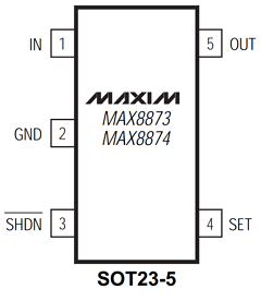 MAX8873T Datasheet PDF Maxim Integrated