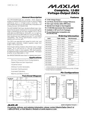 MX7245JP Datasheet PDF Maxim Integrated
