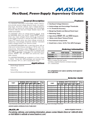 MAX6888CETE Datasheet PDF Maxim Integrated