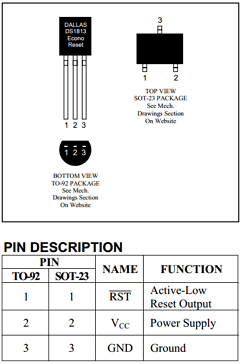 DS1813R-15-U Datasheet PDF Maxim Integrated