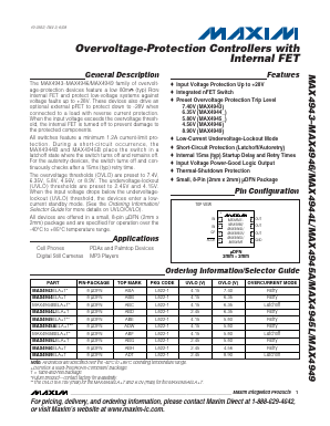 MAX4945B Datasheet PDF Maxim Integrated