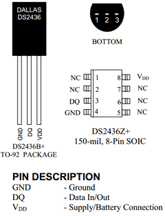 DS2436 Datasheet PDF Maxim Integrated