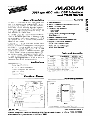 MAX121MJE Datasheet PDF Maxim Integrated