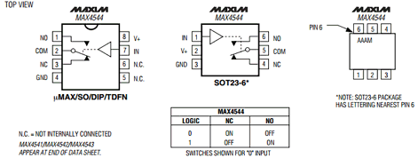 MAX4542EPA Datasheet PDF Maxim Integrated