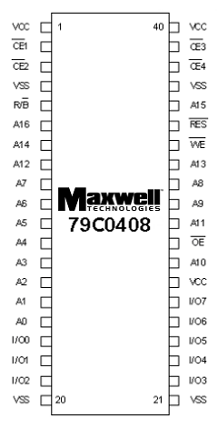 79C0408RT2FE15 Datasheet PDF MAXWELL TECHNOLOGIES