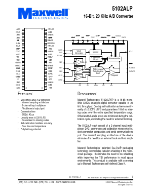 5102ALP-RP-F-X Datasheet PDF MAXWELL TECHNOLOGIES