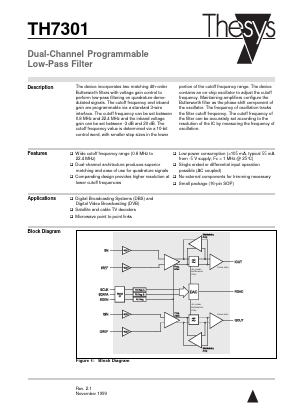TH7301C Datasheet PDF Melexis Microelectronic Systems 