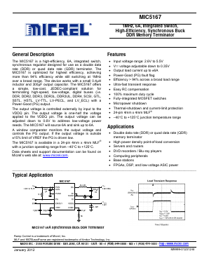 MIC5167YML Datasheet PDF Micrel