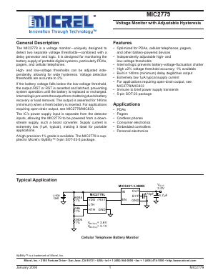 MIC2779L-2BM5 Datasheet PDF Micrel