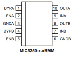 MIC5250-3.0BMM Datasheet PDF Micrel