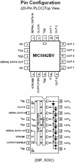 MIC5842BN Datasheet PDF Micrel