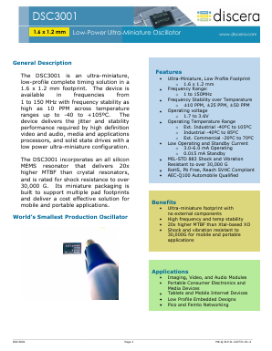 DSC3001 Datasheet PDF Micrel