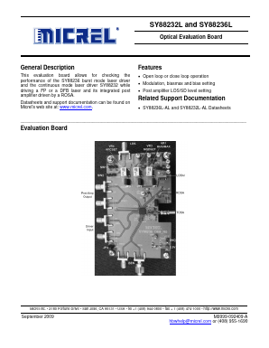 SY88236L Datasheet PDF Micrel
