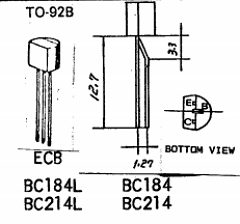 BC213 Datasheet PDF Micro Electronics