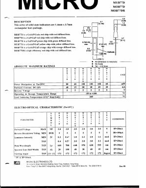 MRB77D Datasheet PDF Micro Electronics