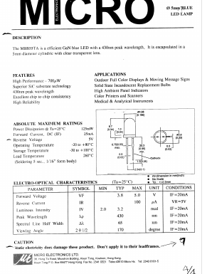 MBB55TA Datasheet PDF Micro Electronics