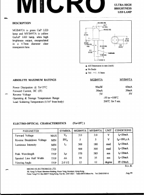 MYB49TA Datasheet PDF Micro Electronics