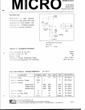 MYB51TAS-1 Datasheet PDF Micro Electronics