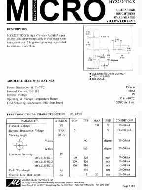 MYZ2320TK-1 Datasheet PDF Micro Electronics