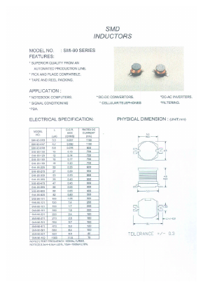 SMI-90 Datasheet PDF Micro Electronics