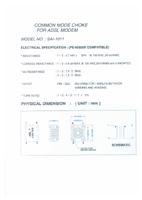 SAI-1011 Datasheet PDF Micro Electronics