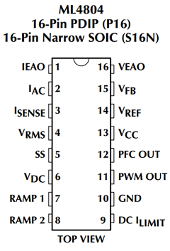ML4804CS Datasheet PDF Micro Linear Corporation