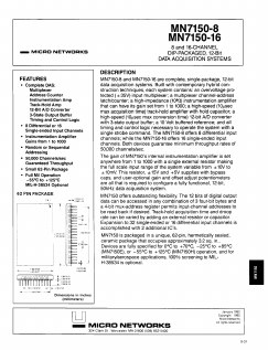 MN7150-16H Datasheet PDF Micro Networks