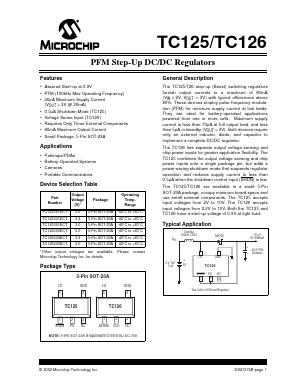 TC126503ECTTR Datasheet PDF Microchip Technology