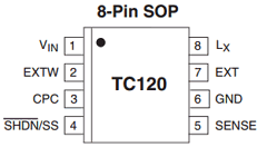 TC120333EHATR Datasheet PDF Microchip Technology