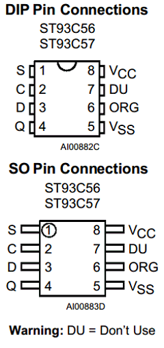 ST93C56B6 Datasheet PDF Microchip Technology