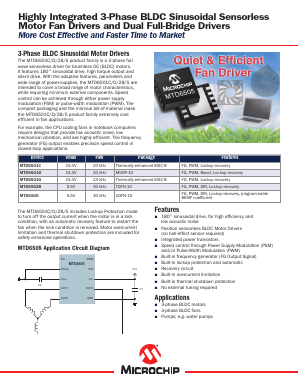 MTD6501G Datasheet PDF Microchip Technology