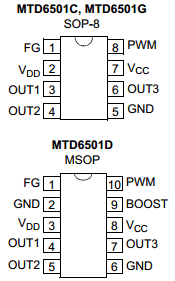 MTD6501C-L Datasheet PDF Microchip Technology
