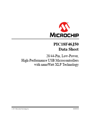 PIC18F26J50-I/SS301 Datasheet PDF Microchip Technology