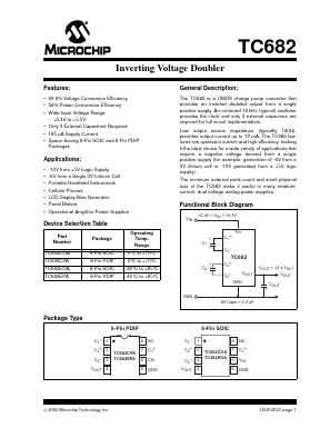 TC682 Datasheet PDF Microchip Technology