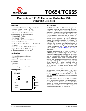 TC654EUNT Datasheet PDF Microchip Technology