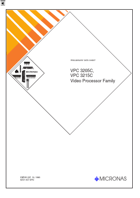 VPC3205C Datasheet PDF Micronas