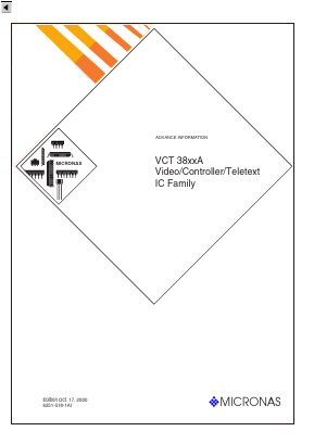 VCT3803A Datasheet PDF Micronas