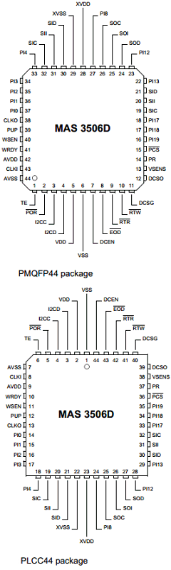 MAS3506D Datasheet PDF Micronas