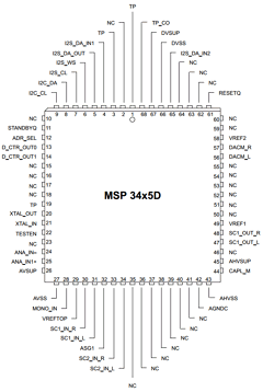 MSP3405D Datasheet PDF Micronas
