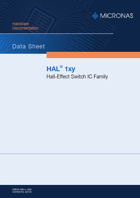 HAL106 Datasheet PDF Micronas
