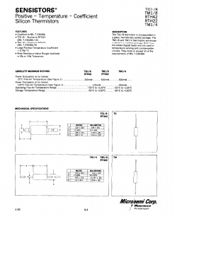 RTH42ES331J Datasheet PDF Microsemi Corporation