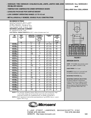 1N4571AUR-1 Datasheet PDF Microsemi Corporation