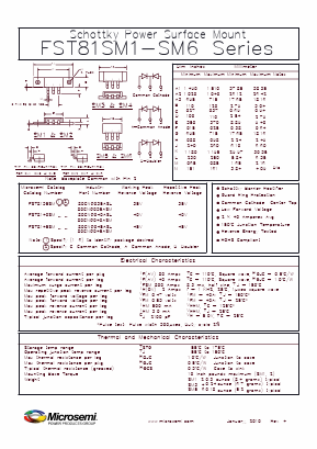 FST8135SM5A Datasheet PDF Microsemi Corporation
