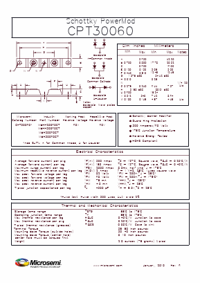 MBRP20060CT Datasheet PDF Microsemi Corporation