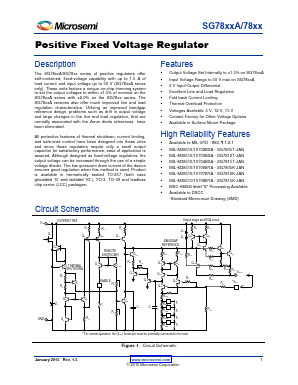 SG7815AG Datasheet PDF Microsemi Corporation
