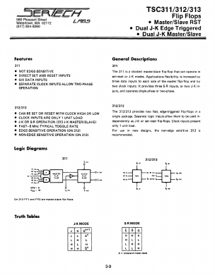TSC312 Datasheet PDF Microsemi Corporation