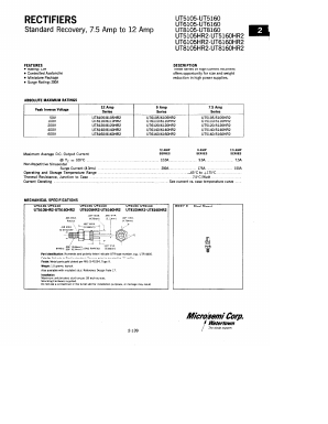 UT6160 Datasheet PDF Microsemi Corporation
