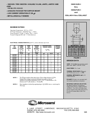 CDLL4616 Datasheet PDF Microsemi Corporation