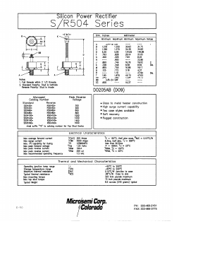 S50420TS Datasheet PDF Microsemi Corporation